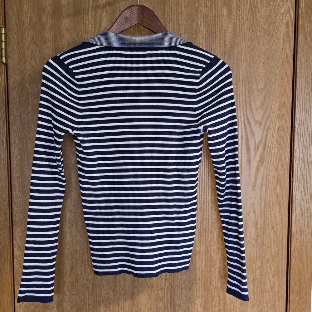 Madewell The Signature Knit Polo Sweater Top - Picture 3 of 12
